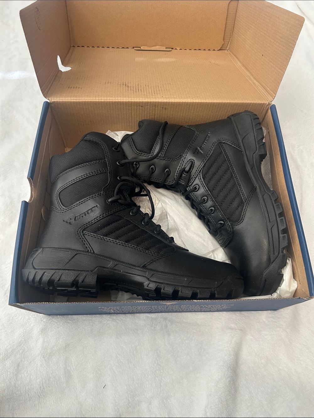 Bates Black Tactical Duty Boots - Lace-Up Ankle Support